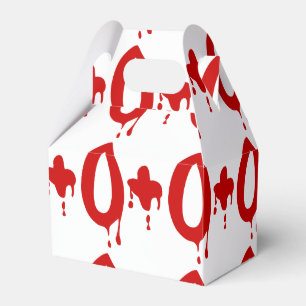 Caixinha De Lembrancinhas Grupo Sanguíneo O+ Hospital #Horror Positivo