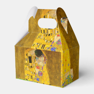 Caixinha De Lembrancinhas Gustav Klimt é o famoso quadro Beijo.