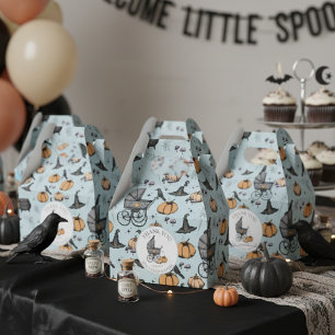 Caixinha De Lembrancinhas Halloween de Carruagem de Bebê Vitoriana do Gótico