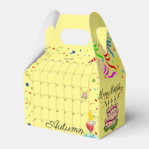 Caixinha De Lembrancinhas Happy Birthday Gable Favor Box outubro de 2022