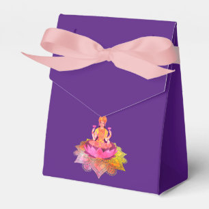 Caixinha De Lembrancinhas Happy Diwali - Deepalavi Lakshmi Goddese 4
