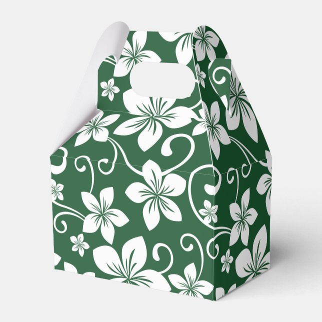 CAIXINHA DE LEMBRANCINHAS HAWAII AZUL (VERDE FLORESTAL) (Frente)