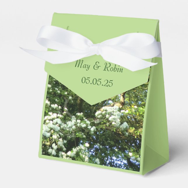 Caixinha De Lembrancinhas Hawthorn & Oak Favor Box para o manuseamento de Be (Frente)