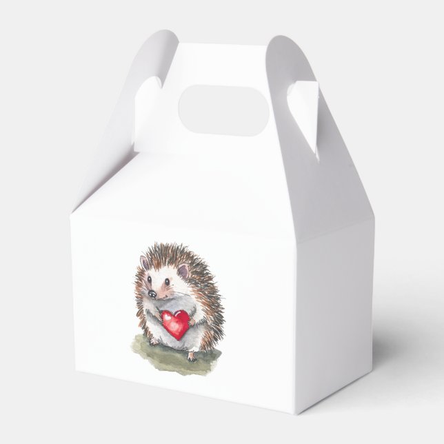 Caixinha De Lembrancinhas Hearty Hedgehog (Frente)