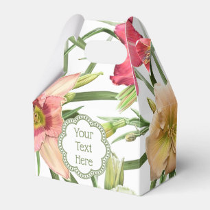 Caixinha De Lembrancinhas Hemerocallis personalizados
