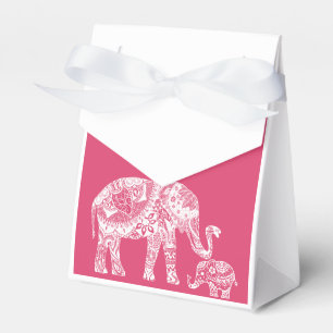 Caixinha De Lembrancinhas Henna Elephant - Inspiração Indiana