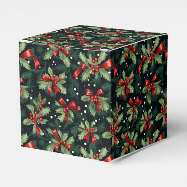 Caixinha De Lembrancinhas Holiday Party Treat Box (Frente)