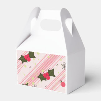 Caixinha De Lembrancinhas Holly by Sionna gift box with snowflakes 