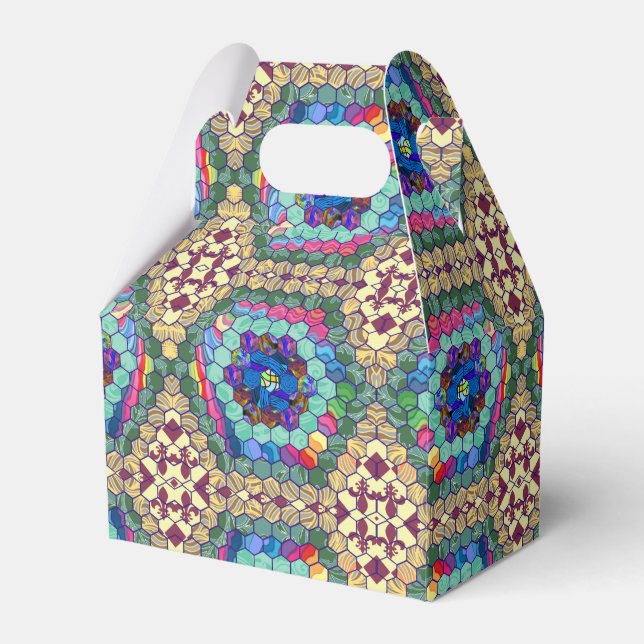 Caixinha De Lembrancinhas Homemade Quilt (Frente)