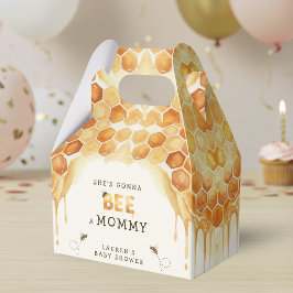 Caixinha De Lembrancinhas Honey Bee Honeycomb Watercolor Baby Shower