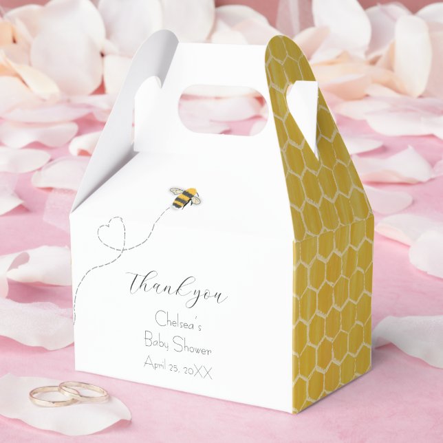 Caixinha De Lembrancinhas Honeybee Favor Box (Casamento)