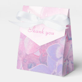 Caixinha De Lembrancinhas Hydrangea floral, cor-de-rosa-casinha