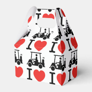 Caixinha De Lembrancinhas I Heart (Love) Golf Cart