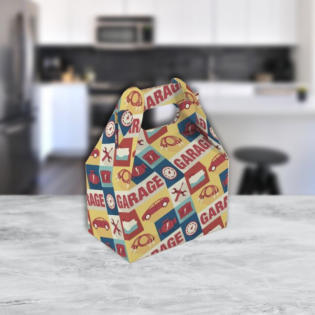 Caixinha De Lembrancinhas Icônica Do Representante Profissional De Automóvei (Criador carregado)