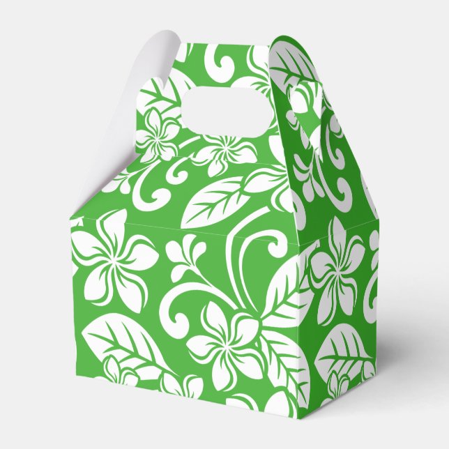 CAIXINHA DE LEMBRANCINHAS ILHA PLUMÉRIA (CITRUS VERDE) (Frente)