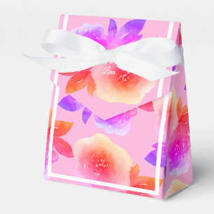 Caixinha De Lembrancinhas Ilusima Rainbow Flower Patterno Birthday Gift/ Fav