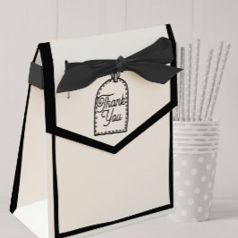 Caixinha De Lembrancinhas Ilusões Ópticas Estilo de BD 2D Obrigado