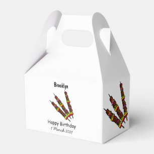 Caixinha De Lembrancinhas Ilustração de desenho do Kebab ou kabob