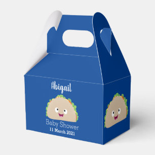 Caixinha De Lembrancinhas Imagem de desenho animado de taco feliz e bonito