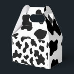 Caixinha De Lembrancinhas Impressão de pele de vaca preta e branca<br><div class="desc">Itens correspondentes disponíveis.</div>