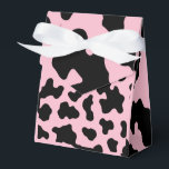 Caixinha De Lembrancinhas Impressão de Vaca Preta e Rosa<br><div class="desc">Itens correspondentes disponíveis.</div>