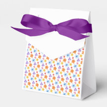 Impressão Floral Colorida Favor Bag,