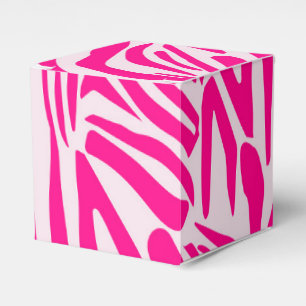 Caixinha De Lembrancinhas Impressão zebra rosa
