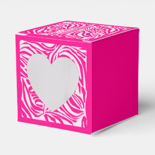 Caixinha De Lembrancinhas Impressão zebra rosa