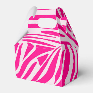 Caixinha De Lembrancinhas Impressão zebra rosa