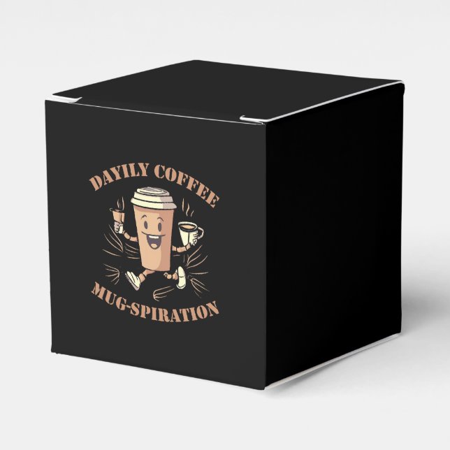 Caixinha De Lembrancinhas Inspiração Diária de Caneca de Café (Frente)