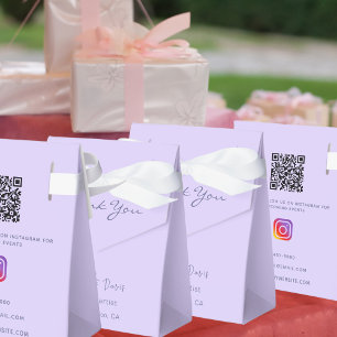 Caixinha De Lembrancinhas Instagram o código de QR da empresa de lavanda vio