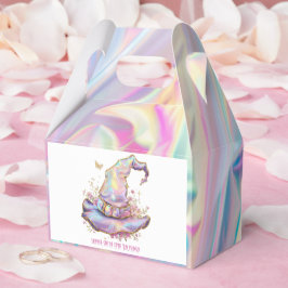 Caixinha De Lembrancinhas Iridescent Witch Hat Birthday 