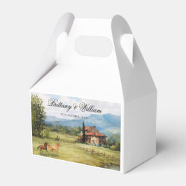 Caixinha De Lembrancinhas Italian Tuscan Countryside Wedding