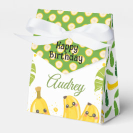 Caixinha De Lembrancinhas It's Just Bananas 3"w x 1.5"l x 3.25"h Birthday