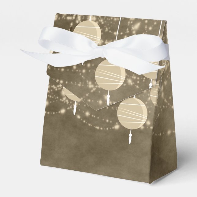 Caixinha De Lembrancinhas Ivory Lanterns (Frente)