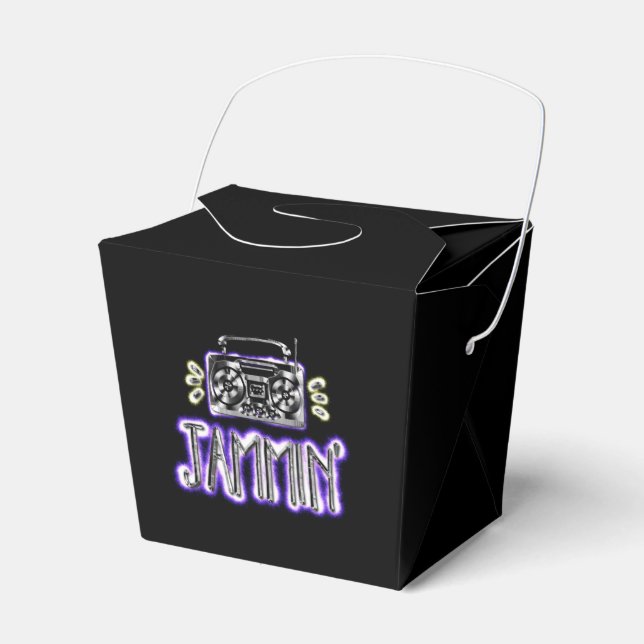 Caixinha De Lembrancinhas Jammin' com Boombox (Frente)