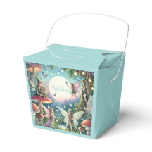 Jardim de fada branca encantado no aniversário