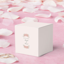 Caixinha De Lembrancinhas Jardim de Rosa Personalizado Floral Minimalista Ca