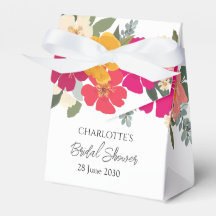 Jardim de Verão Colorido Brilho Floral Noiva Chuve