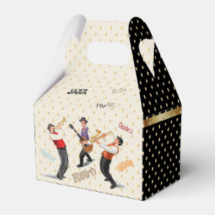 Caixinha De Lembrancinhas Jazz Musicians Retro Music Blues Vintage ART Paint