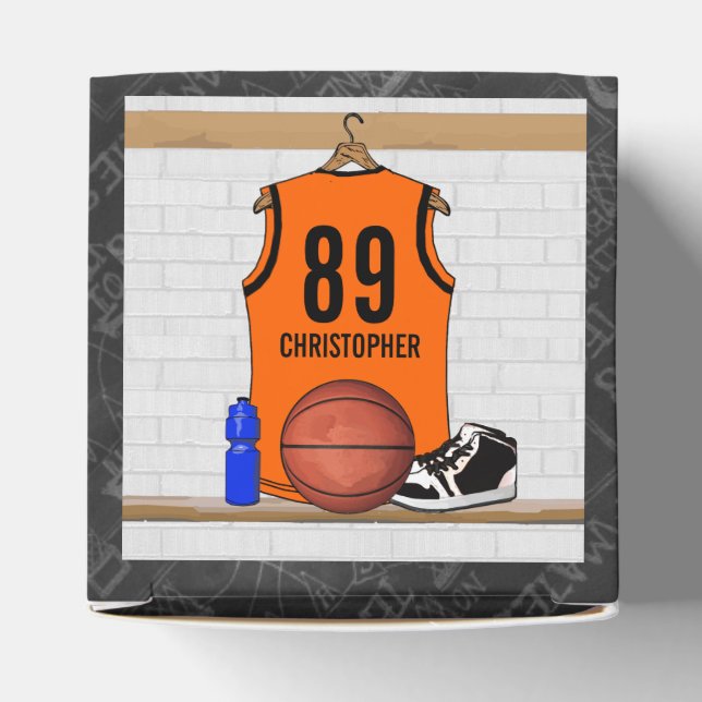 Caixinha De Lembrancinhas Jersey de basquete personalizado (Topo)