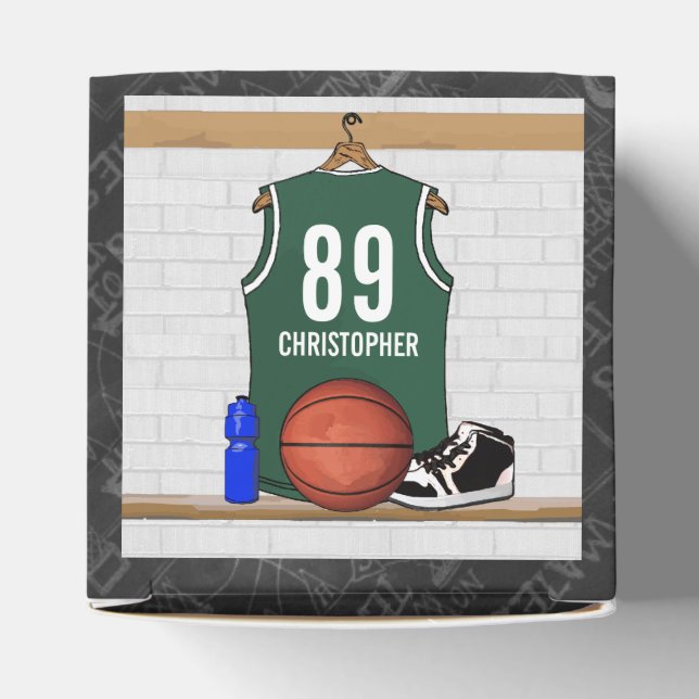 Caixinha De Lembrancinhas Jersey de basquete personalizado (Topo)