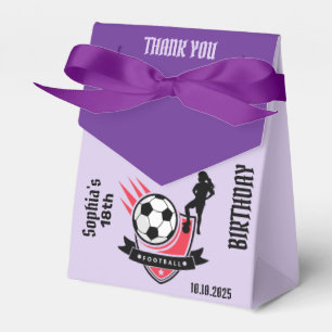 Caixinha De Lembrancinhas Jogadora de futebol, Futebol Girl Team
