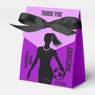 Caixinha De Lembrancinhas Jogadora de futebol, Futebol Girl Team
