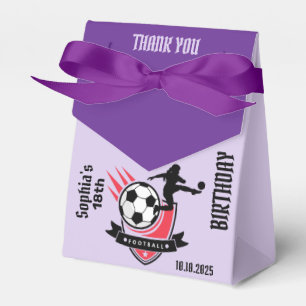 Caixinha De Lembrancinhas Jogadora de futebol, Futebol Girl Team