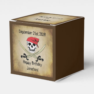 Caixinha De Lembrancinhas Jolly Roger Pirate Party Favor Box