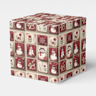 Caixinha De Lembrancinhas Jolly Snowmen