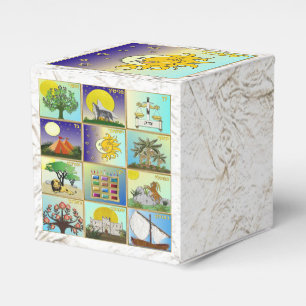 Caixinha De Lembrancinhas Judaica 12 tribos de Israel Issachar Favor Box