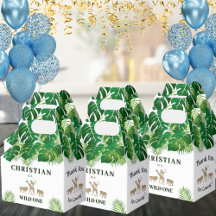 Jungle Safari Wild Um primeiro aniversario Obrigad