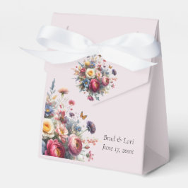 Caixinha De Lembrancinhas Junte-se a nós enquanto dizemos 'Sim' com belas fl